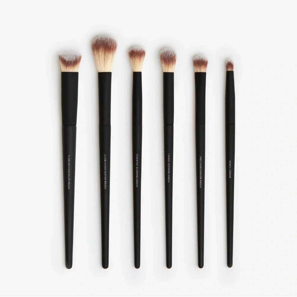 ✨ Lithe Makeup Everyday Face & Eye Brush Set – 6 Brushes ✨
